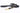 Hillfoot Exclusive Black & Gold Chrome Leather Dog Leash