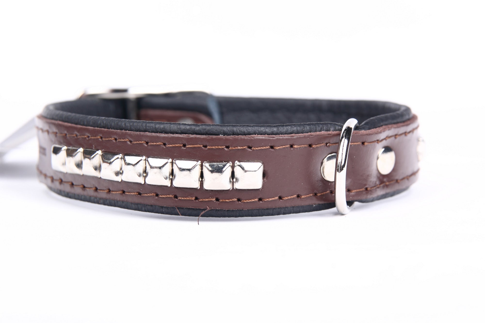 Original Stud Dog Collar Collection - Brown