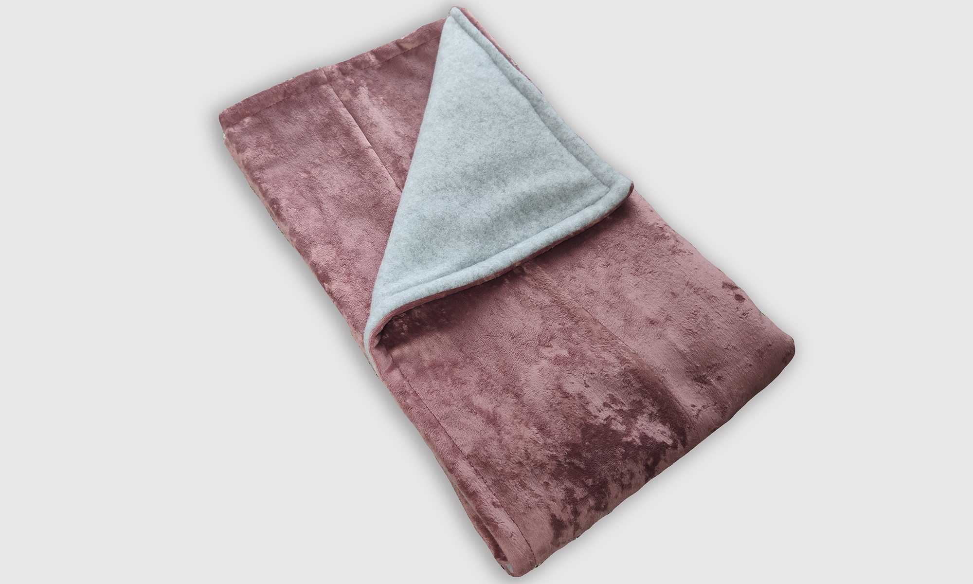 Dog Blanket - Blush Pink Velvet